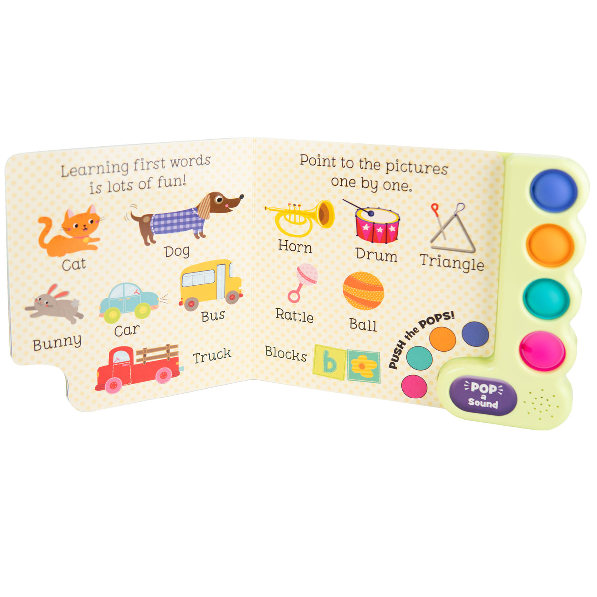 Cottage Door Press - Babies Love First Words (Pop-a-Sound)