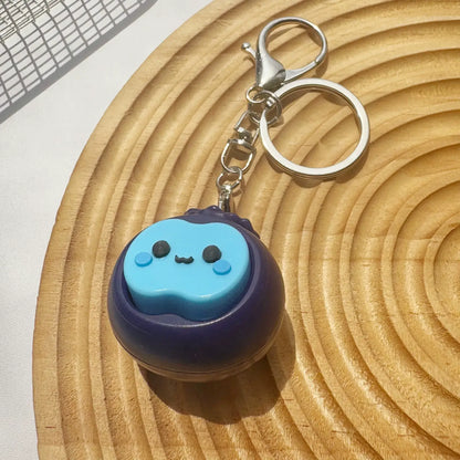 Toynex- Cute Fruit Fidget Button Keychain Stress Relief Toy