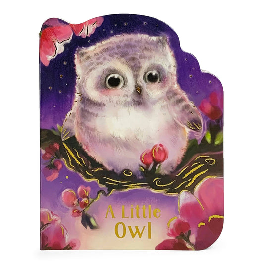 a little owl shaped board book