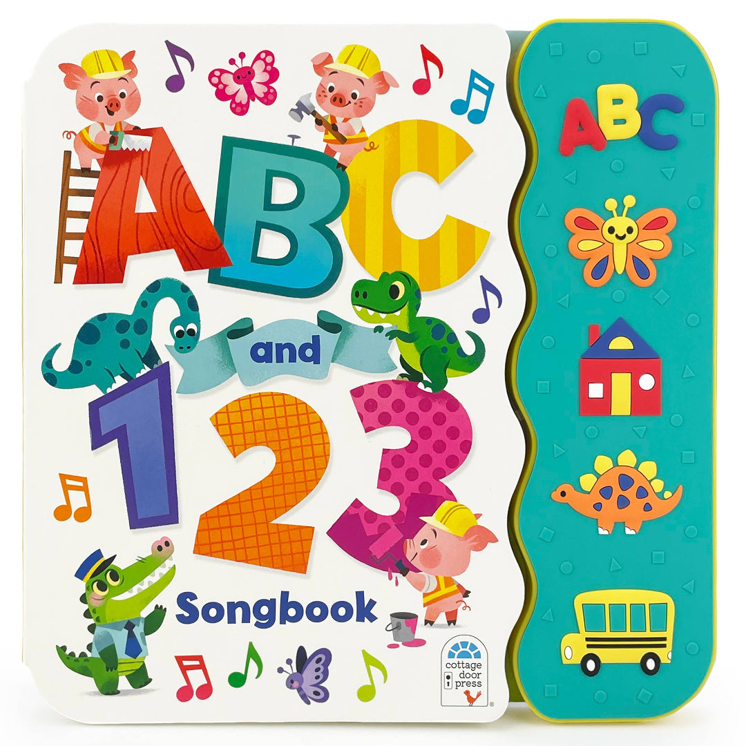 a songbook about the alphabet and counting with animals on the cover