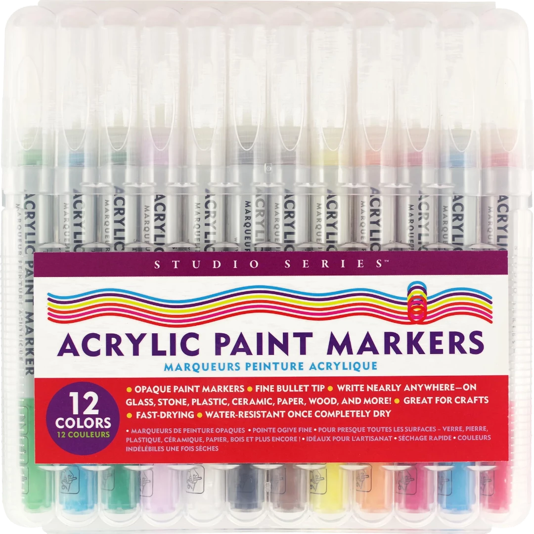 Acrylic Paint Markers (Set of 12)