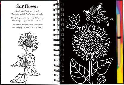 Peter Pauper Press - Garden Fairies Scratch and Sketch