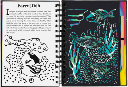 Peter Pauper Press - Coral Reefs Scratch and Sketch