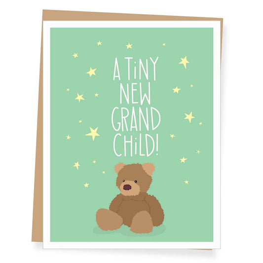 Apartment 2 Cards - Teddy Bear New Grandparent Congratulations Card