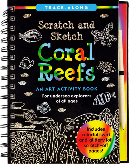 Peter Pauper Press - Coral Reefs Scratch and Sketch