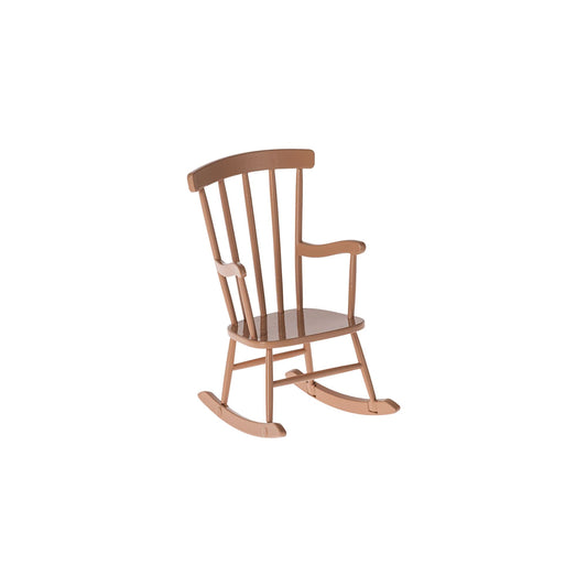Maileg rocking chair mouse dark powder miniature furniture