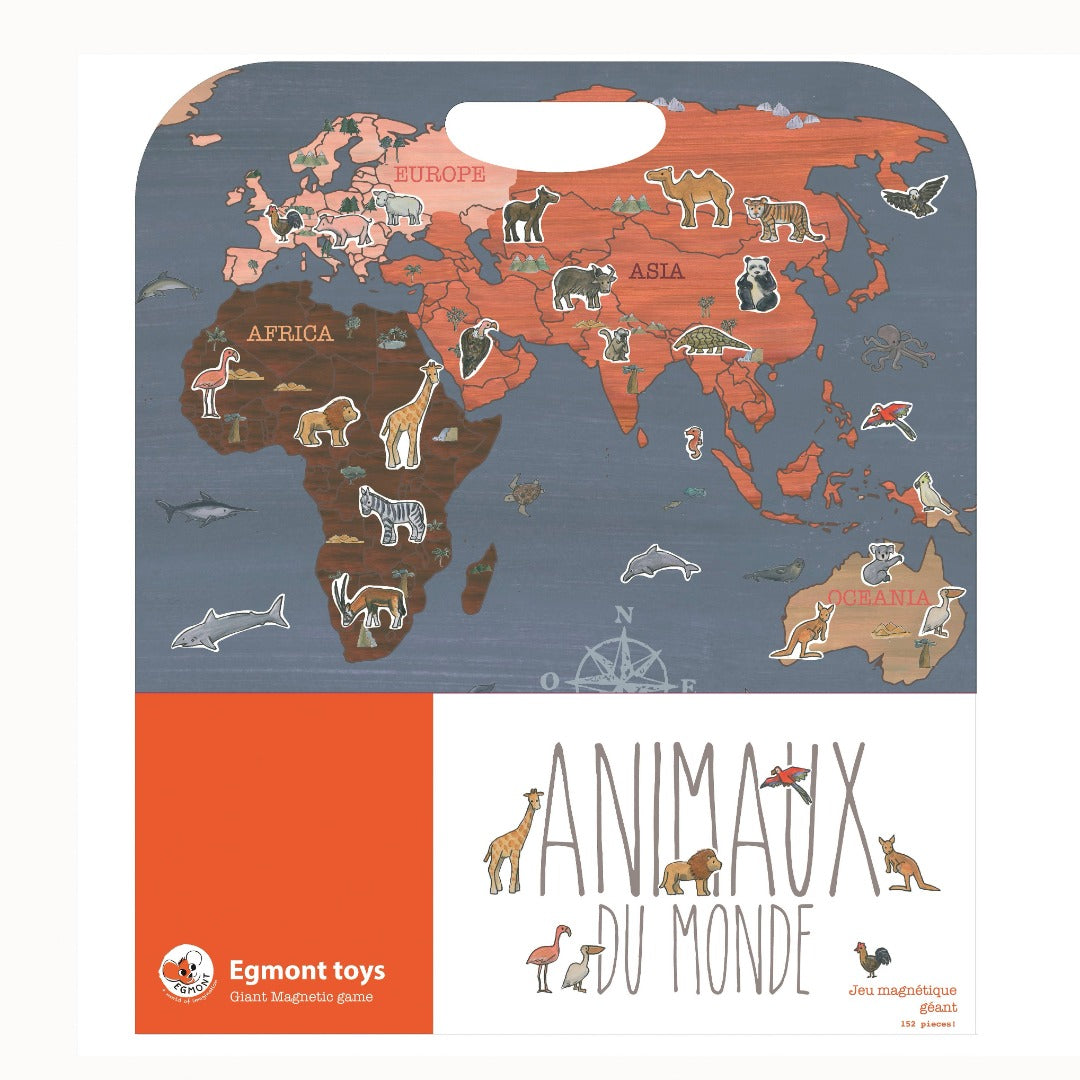 Animals Of The World Giant Magnetic Activity Game