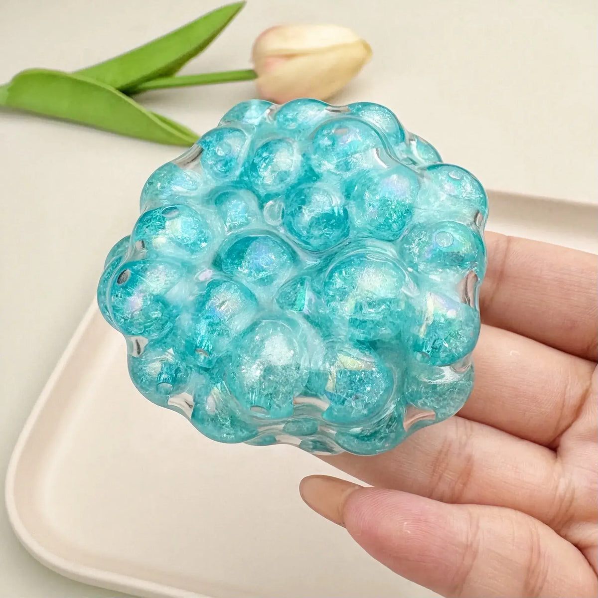 Toynex | We Pay Duties - Pearl Bead Crunchy Moldable Squishy Stress Relief Toy