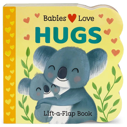 baby and parent koala bear hugging book cover