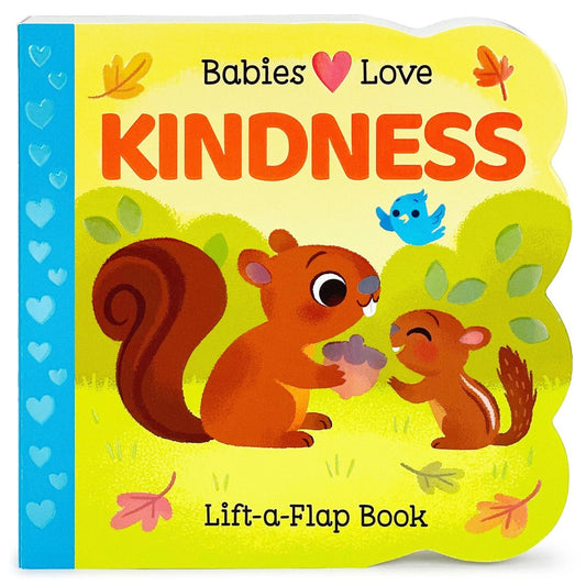 a squirrel giving another squirrel an acorn book cover