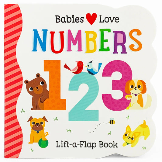 board book for counting, it has animals and numbers on the front cover