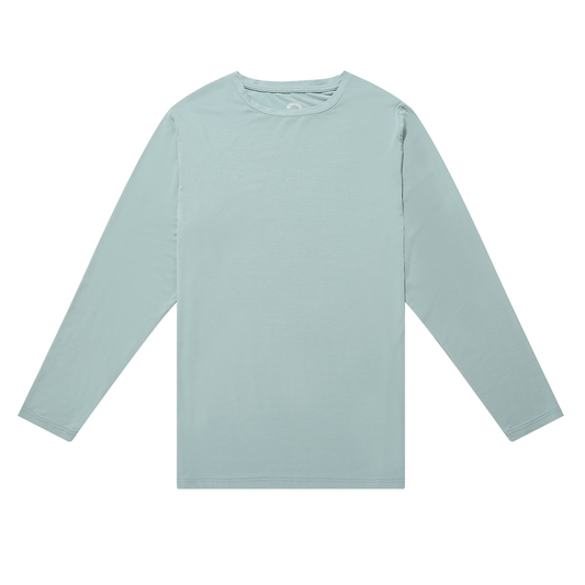 the winter blue long sleeved tee. 