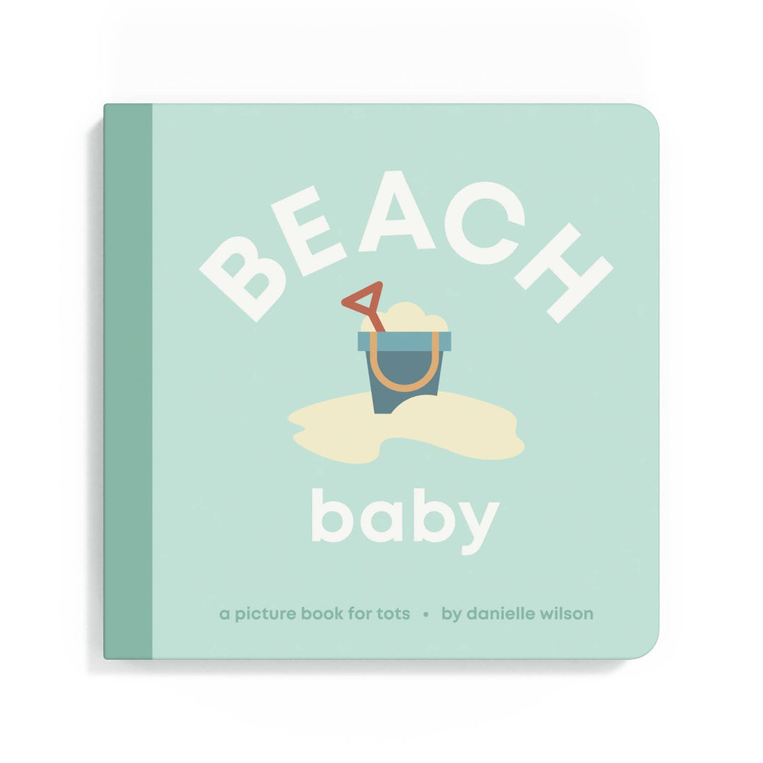a baby board book about the beach