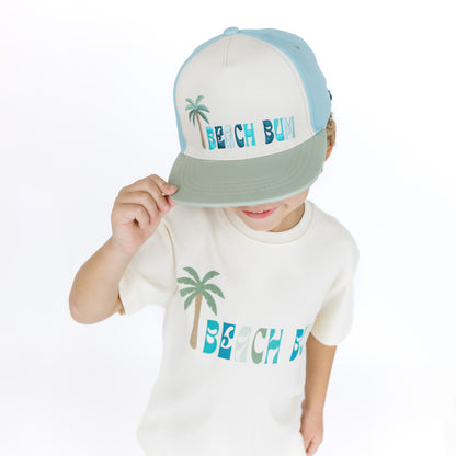 Snapback and cotton shirt Beach Bum Matching Graphics