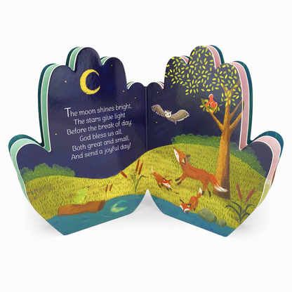 Cottage Door Press - Bedtime Prayers Shaped Praying Hands Religious Board Book