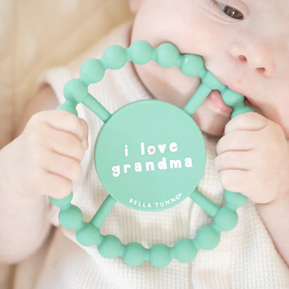 Bella Tunno - I Love Grandma Silicone Teething Ring
