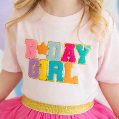 Birthday Girl Patch Short Sleeve T-Shirt