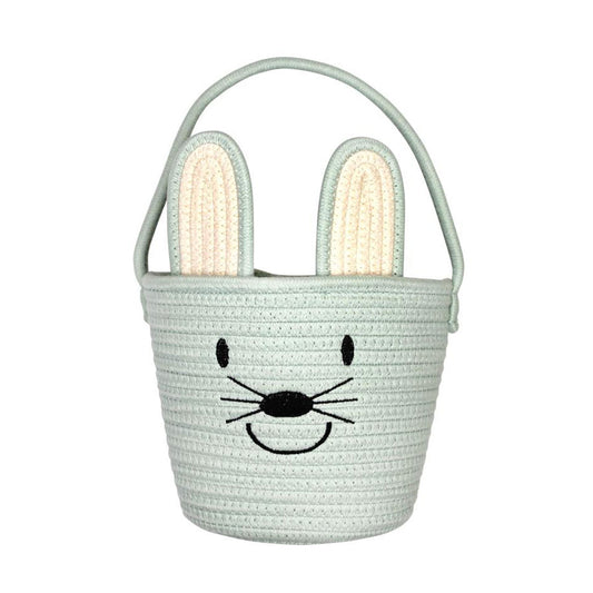 *FINAL SALE* Lucy's Room Blue Bunny Rope Basket