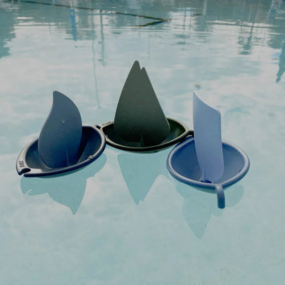 set of 3 little sail boats