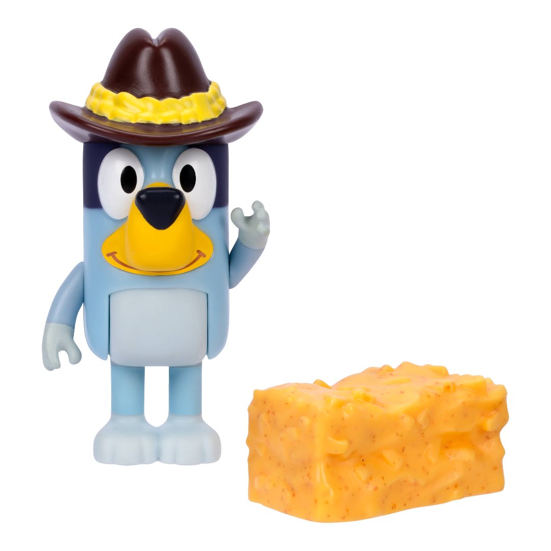 bluey character with cheese