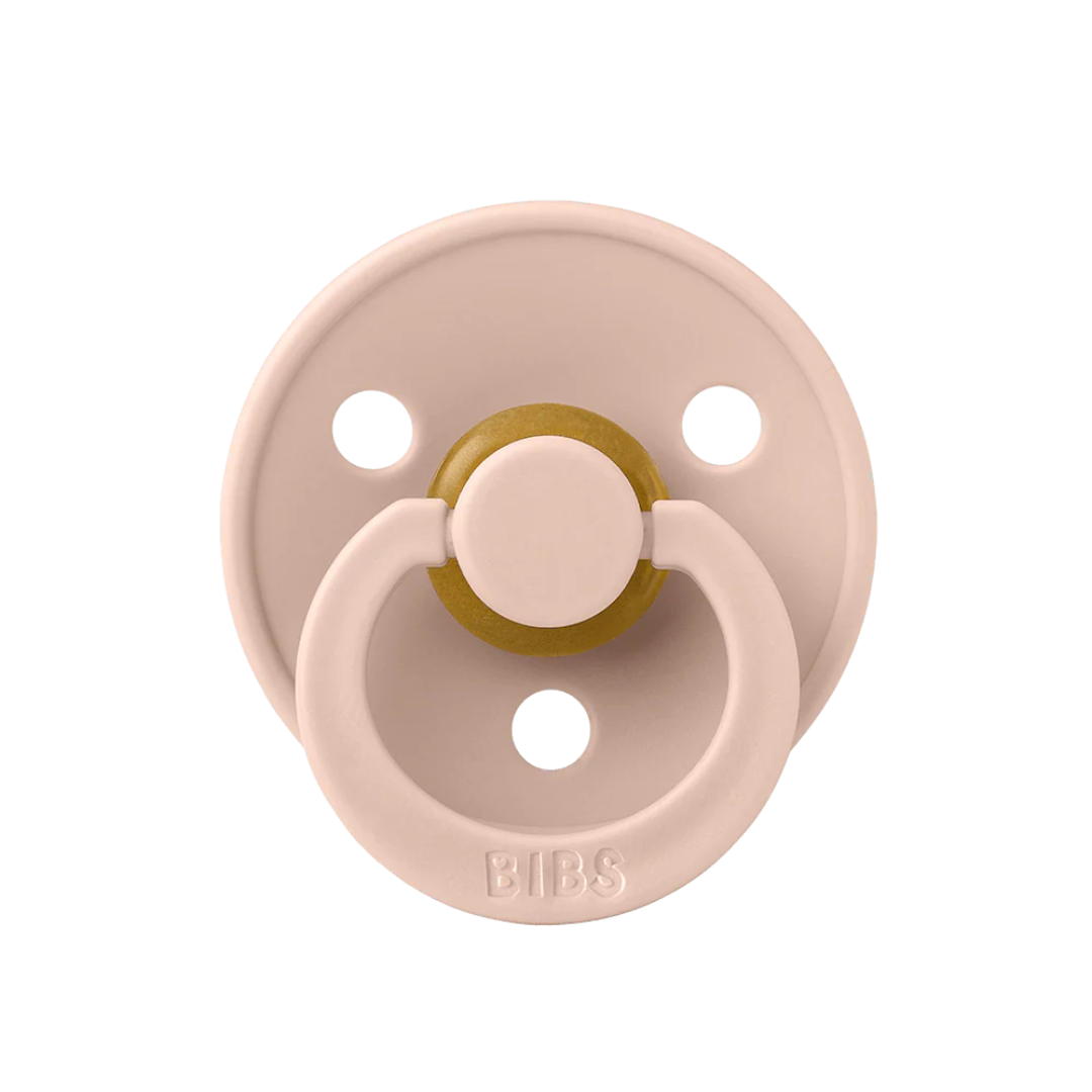 blush colored baby pacifier
