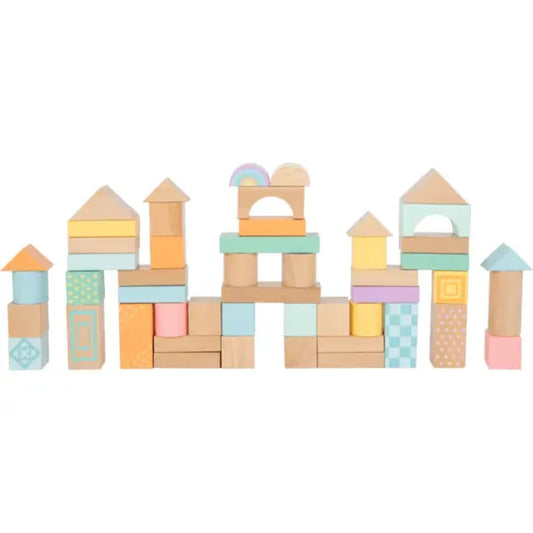 pastal colored building blocks for kids