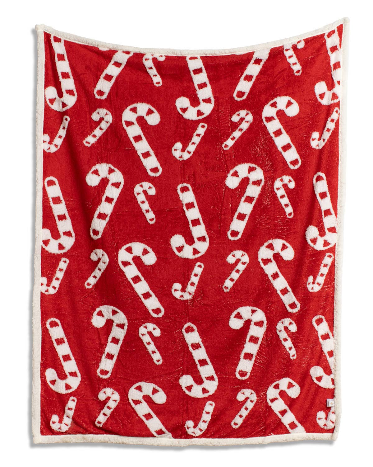 The Royal Standard - Candy Cane Throw   Red/White   50x60