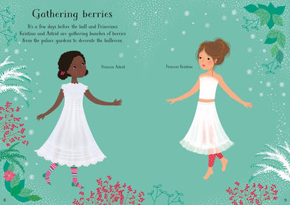 HarperCollins - Little Sticker Dolly Dressing Snow Princess : Usborne
