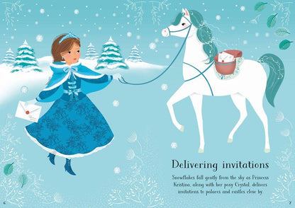 HarperCollins - Little Sticker Dolly Dressing Snow Princess : Usborne
