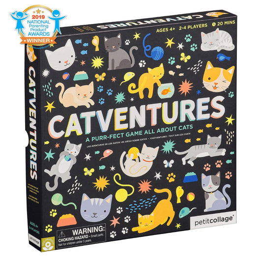 catventures board game which is a game all about cats