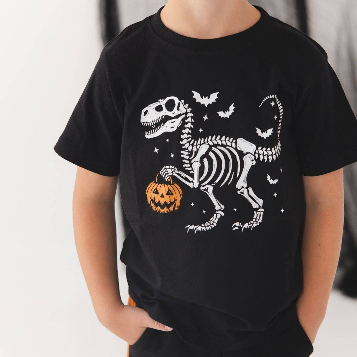 Sweet Wink - Dinosaur Skeleton Halloween Short Sleeve T-Shirt