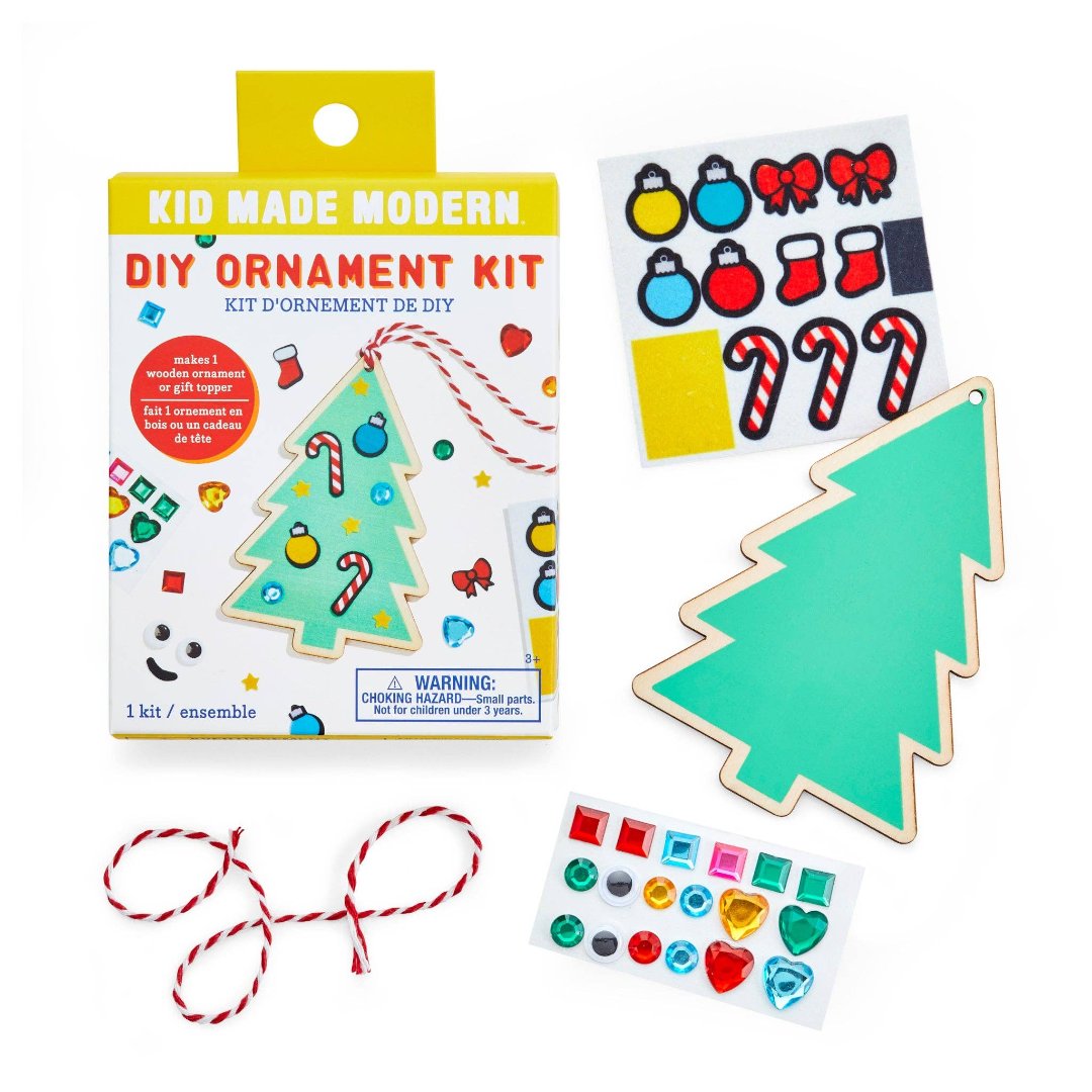 craft kit to make a christmas tree ornament