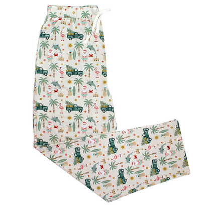 Coastal Christmas Bamboo Relaxed Lounge Pajama Pants