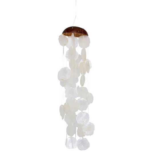 coconut top with capiz hanging strand