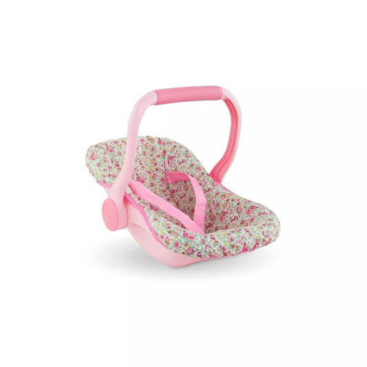 pink and floral pretend baby carrier for dolls