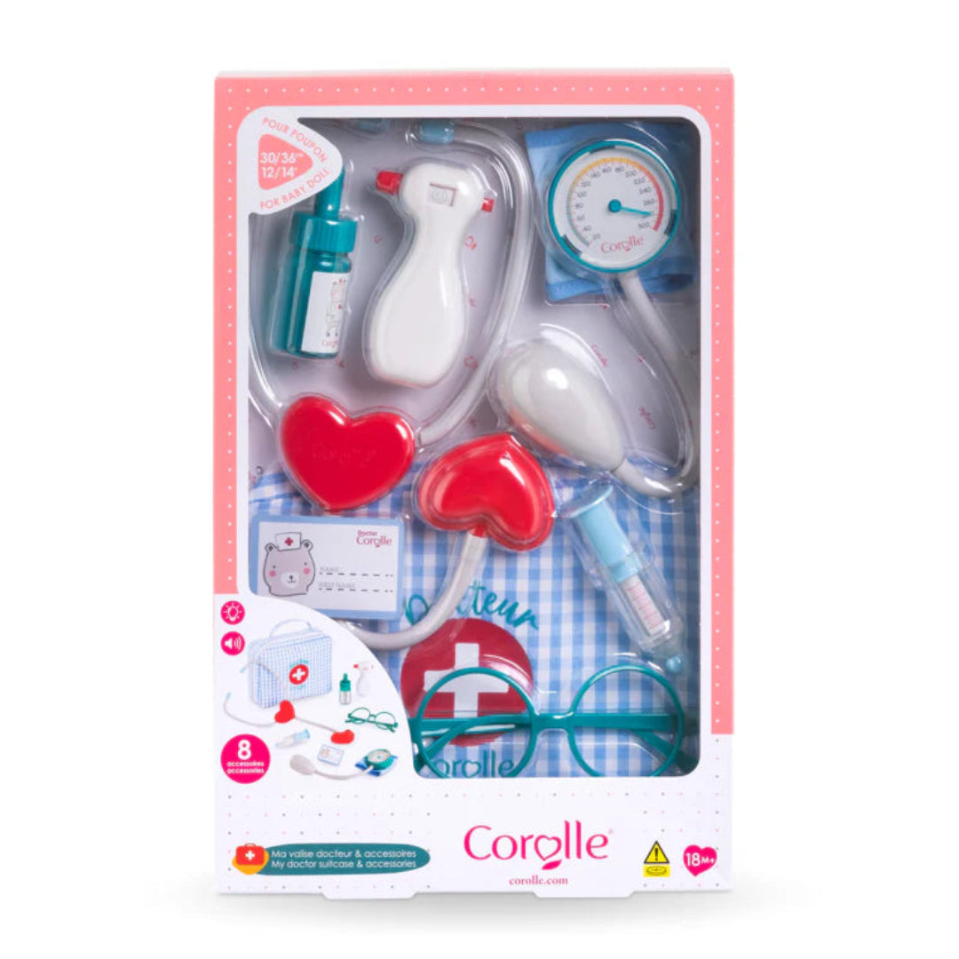 8 piece play doctors set for dolls