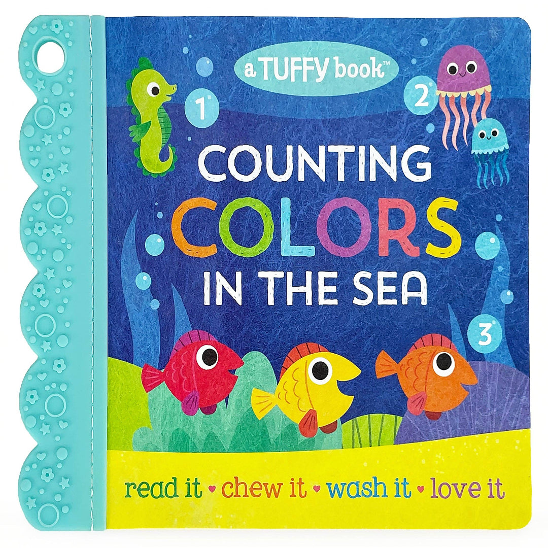 ocean themed book with sea animals on the front