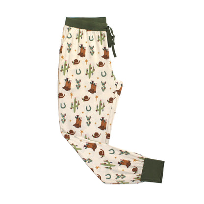 Cowboy Christmas Women's Bamboo Joggers