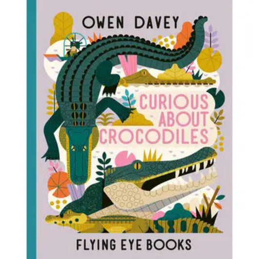 hardcover book with crocodiles on the front