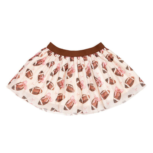 football themed tutu thats brown and pink