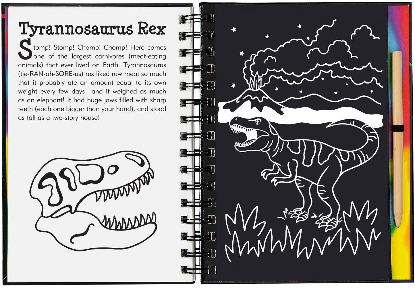 Peter Pauper Press - Jurassic & Beyond Scratch and Sketch