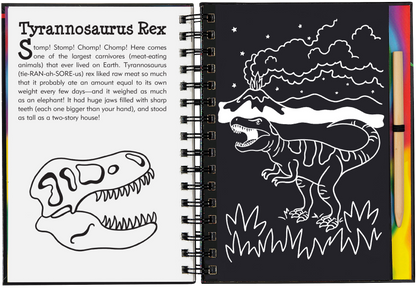 Peter Pauper Press - Jurassic & Beyond Scratch and Sketch