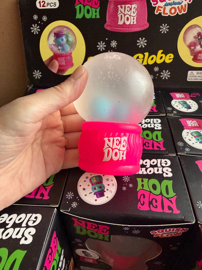 Summit Shope - Christmas Light up Snow globe Squishy.  Retail Best Seller