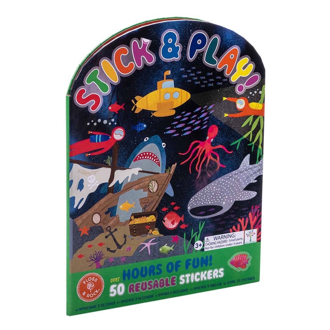 deep sea themed sticker play book