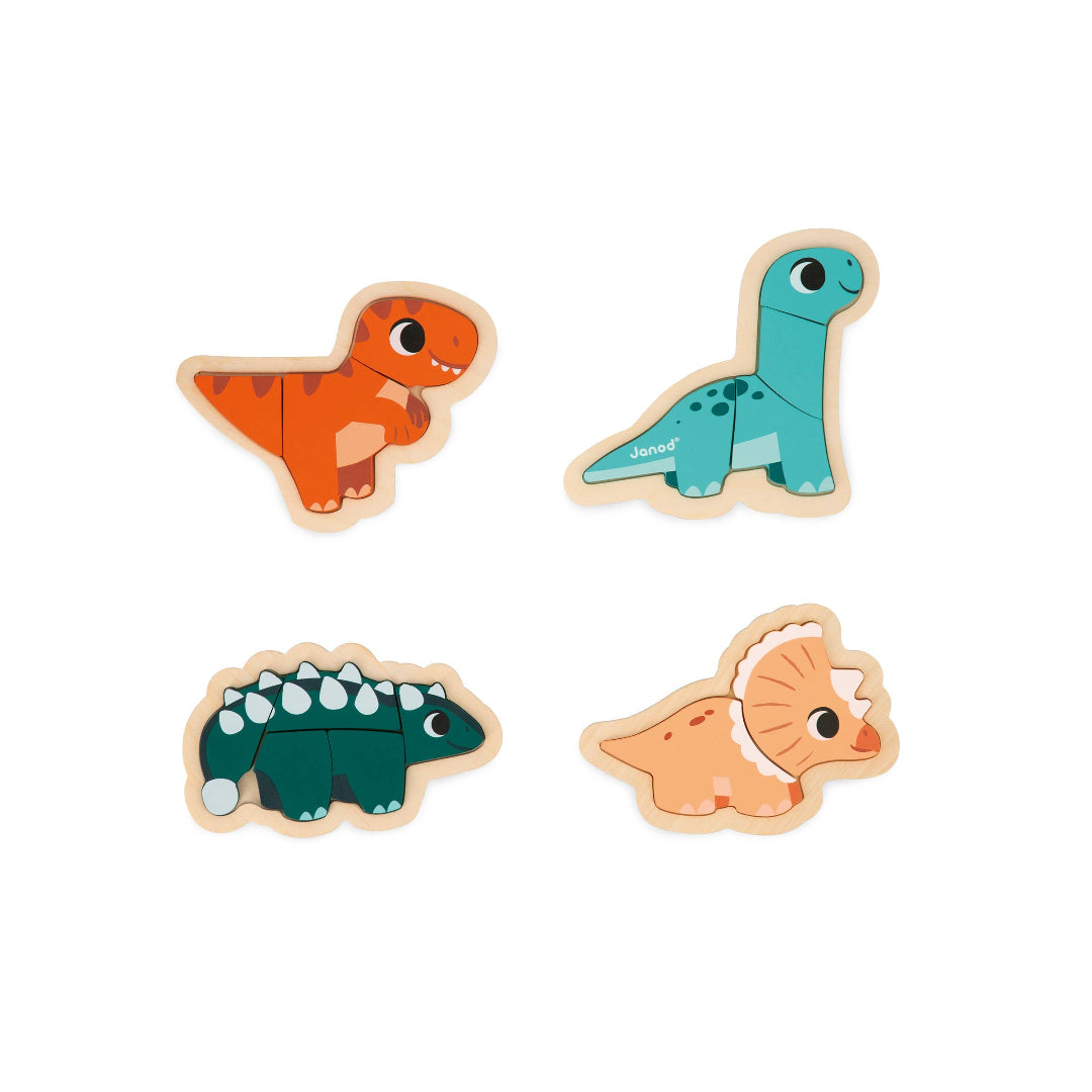 wooden dinosaur shaped puzzles