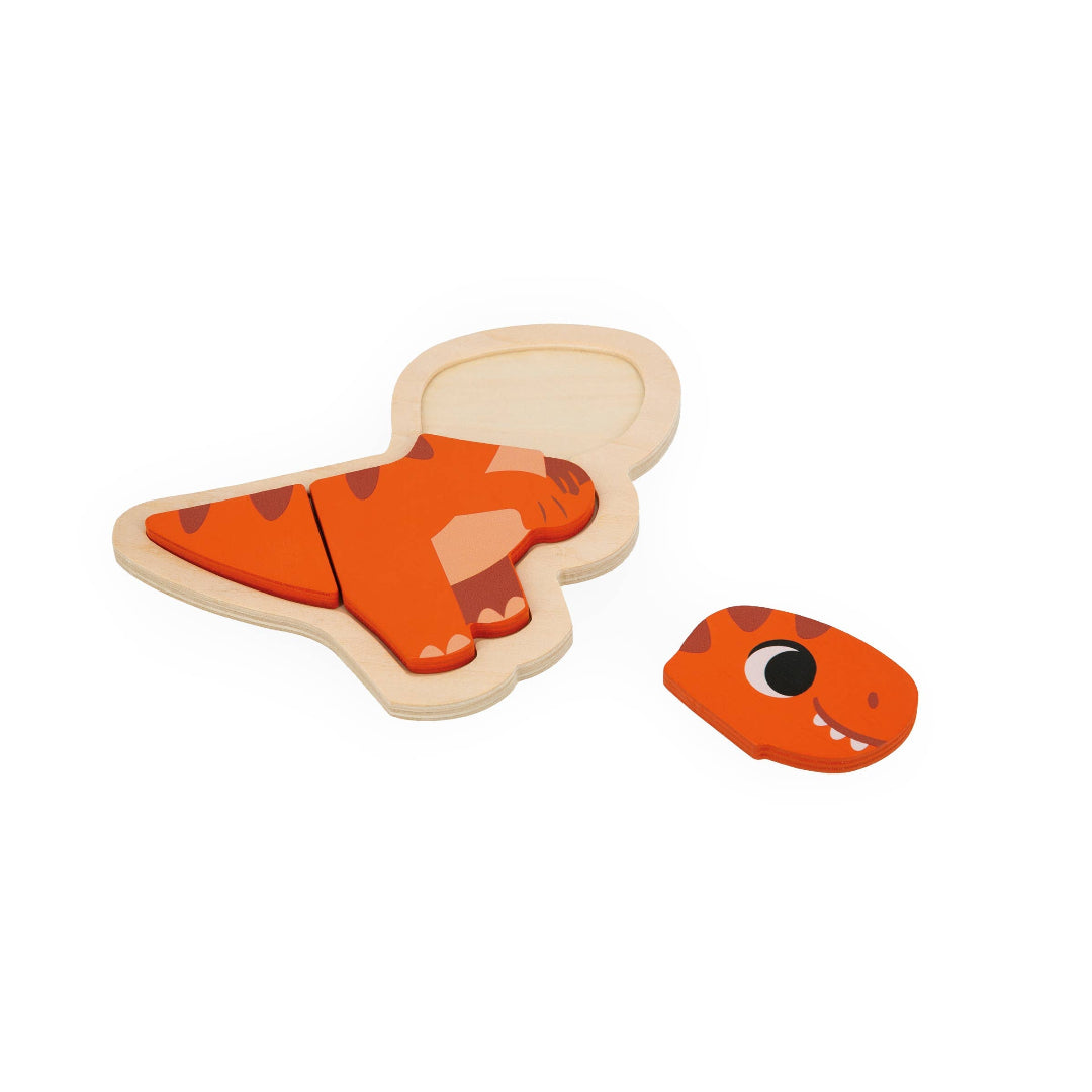 wooden dinosaur shaped puzzles