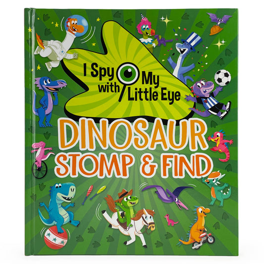 I spy book about dinosaurs