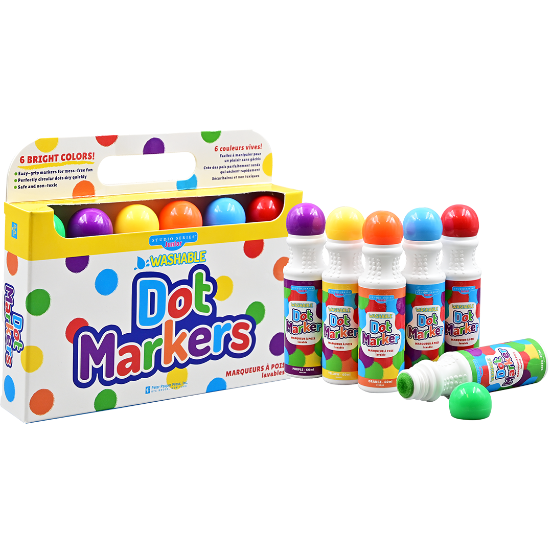 multiple colors of dot style markers