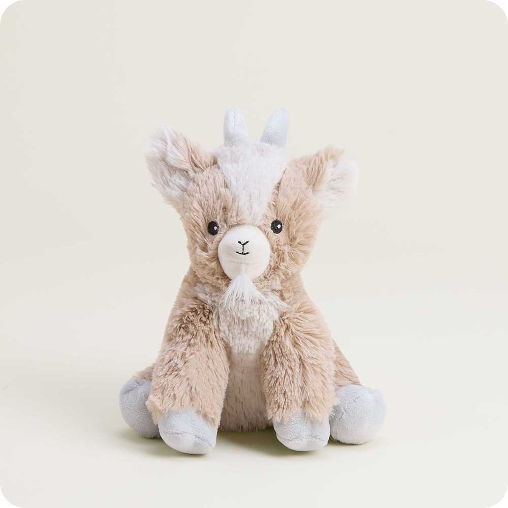 Warmies: America’s Favorite Microwave Plush Brand - Goat Warmies Junior Weighted lavender scented Plush 9 inch