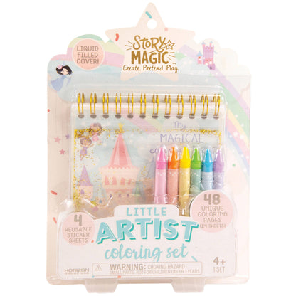 US Toy Company - Little Art Coloring Set 6-unit case pack